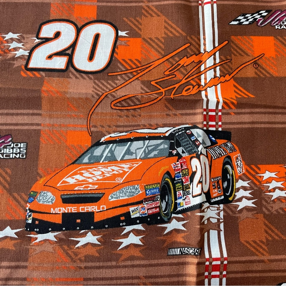 NASCAR 20 Joe Gibbs Racing Fabric Large Scrap 2003